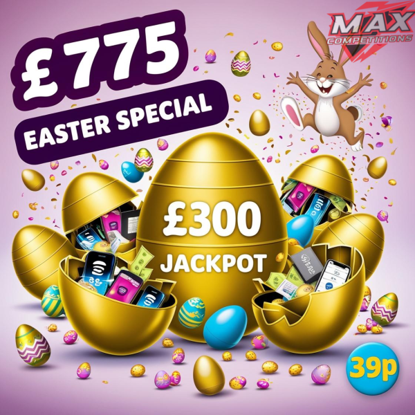 Max’s Golden Egg Hunt - Instant Wins and Prize Draw