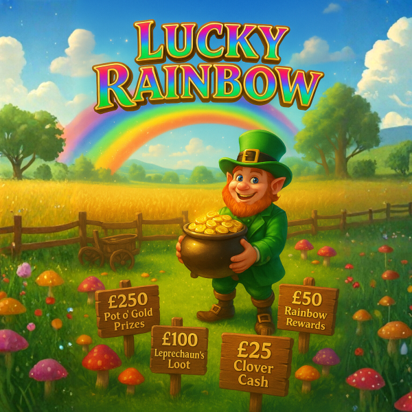 Lucky Rainbow x2 £150 End Winners