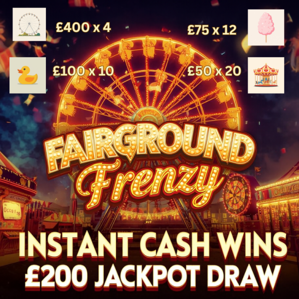 Fair Ground Frenzy - £200 Cash winner
